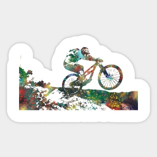 Downhill mountain biking Sticker